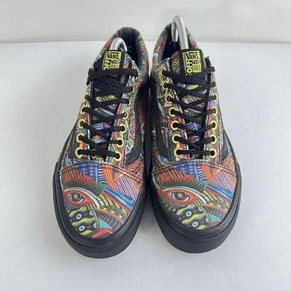 Vans Zio Ziegler Off The Wall Gallery Shoes Men 6.5 Women 8 Rare Multicolor NEW - Picture 2 of 12